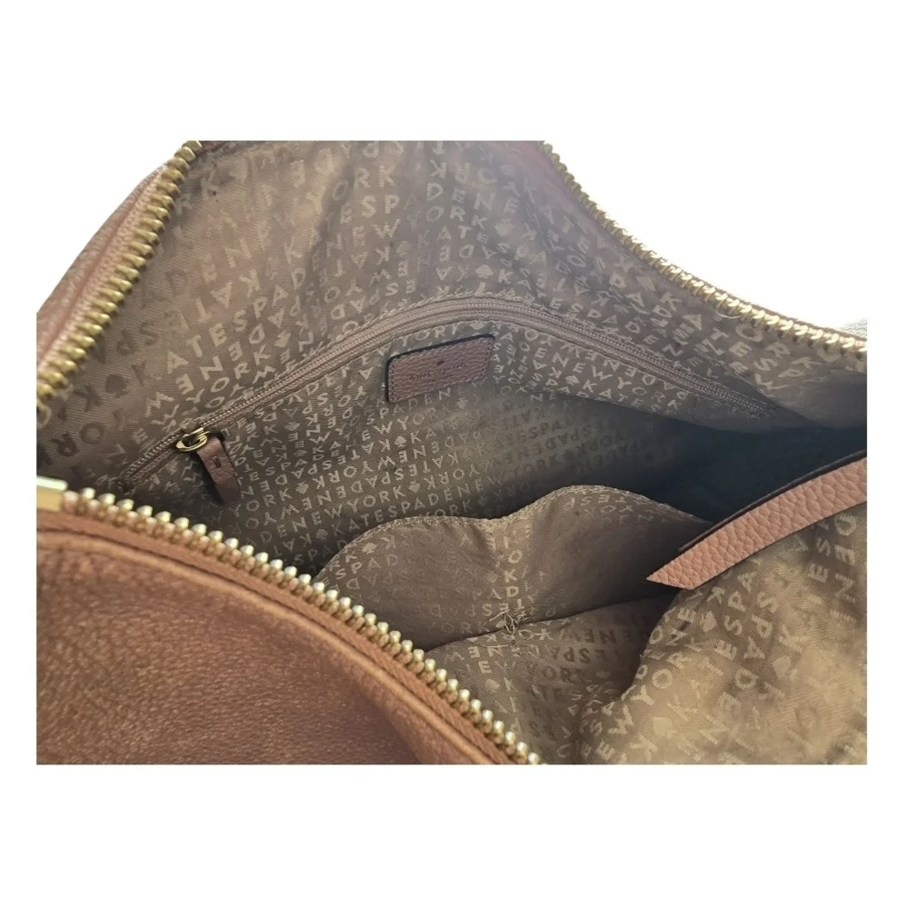 Kate Spade Brown Leather Shoulder Bag - Picture 4 of 12